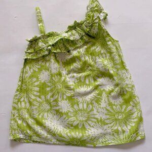 Tropical Off the Shoulder Cotton Top Size Small 4